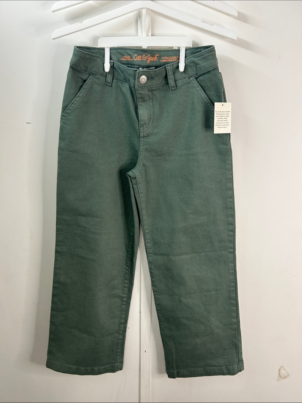Cat & Jack Dark Green Kids Casual Pants